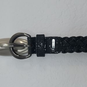 NWT Black Glitter Belt